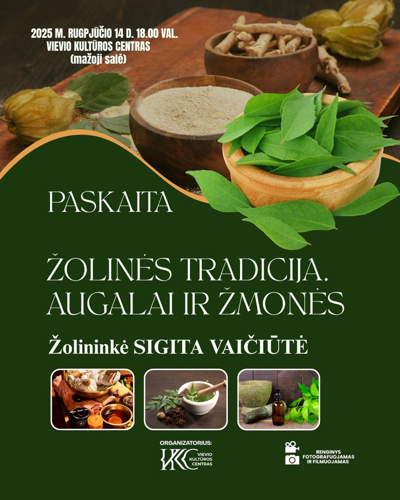 Žolinėms skirta paskaita