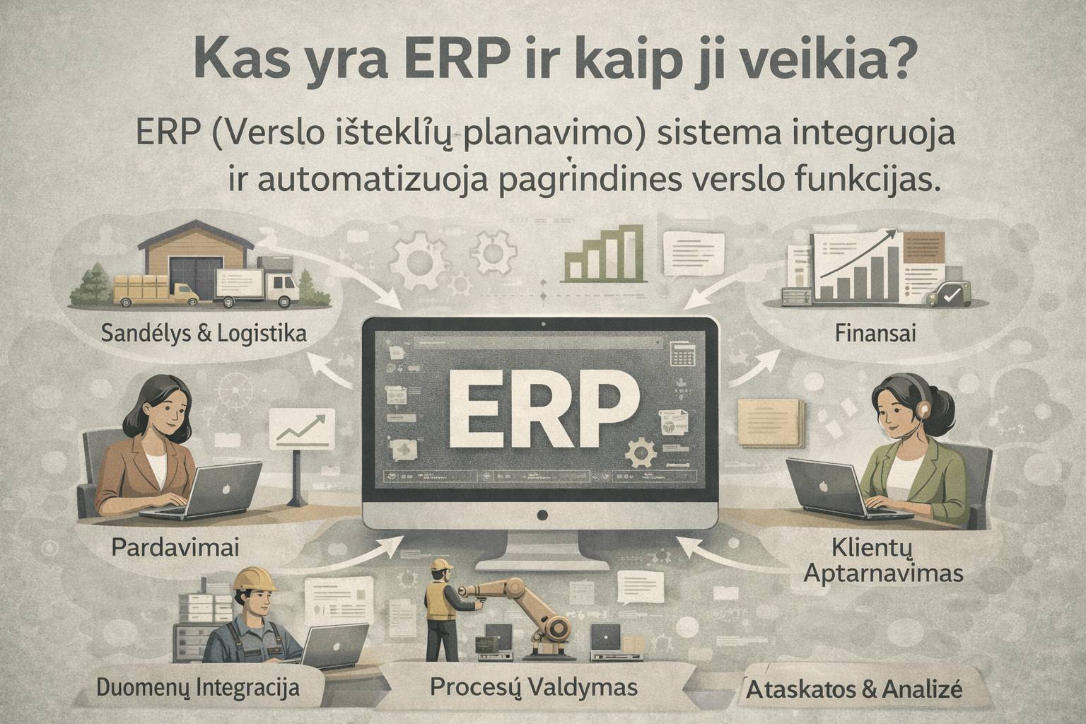 Kas yra ERP? Išsami apžvalga apie Odoo ir pritaikymą