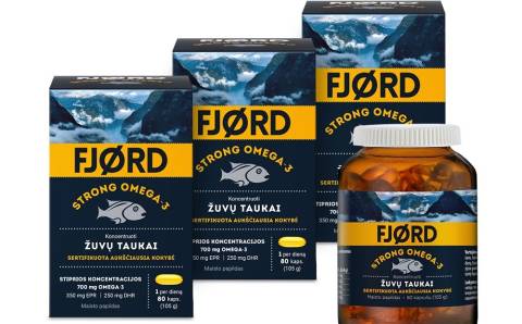 Kodėl verta vartoti žuvų taukus su išskirtinai dideliu kiekiu omega-3?