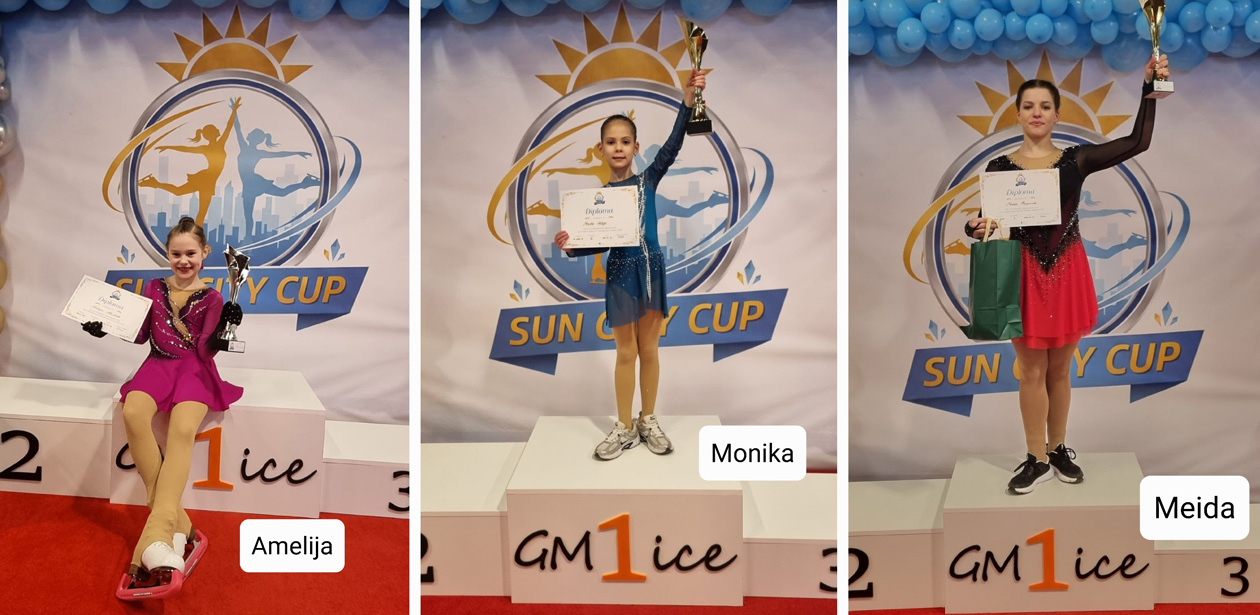 Sėkmingi čiuožėjų pasirodymai tarptautinėse dailiojo čiuožimo varžybose „Sun City Cup 2026“