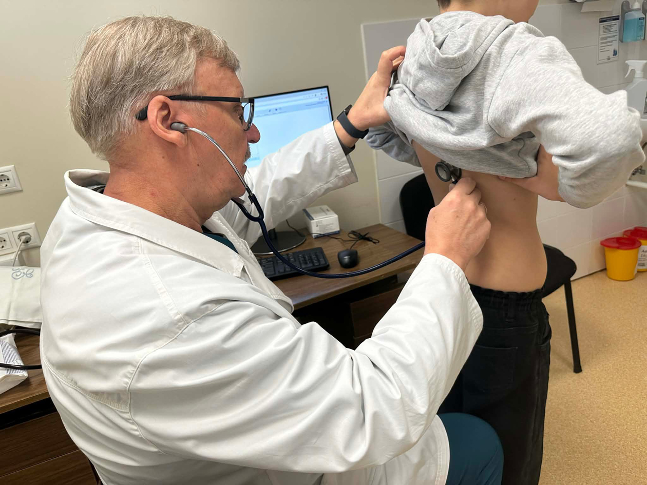 Į ligoninę sugrįžo mėgstamas gydytojas