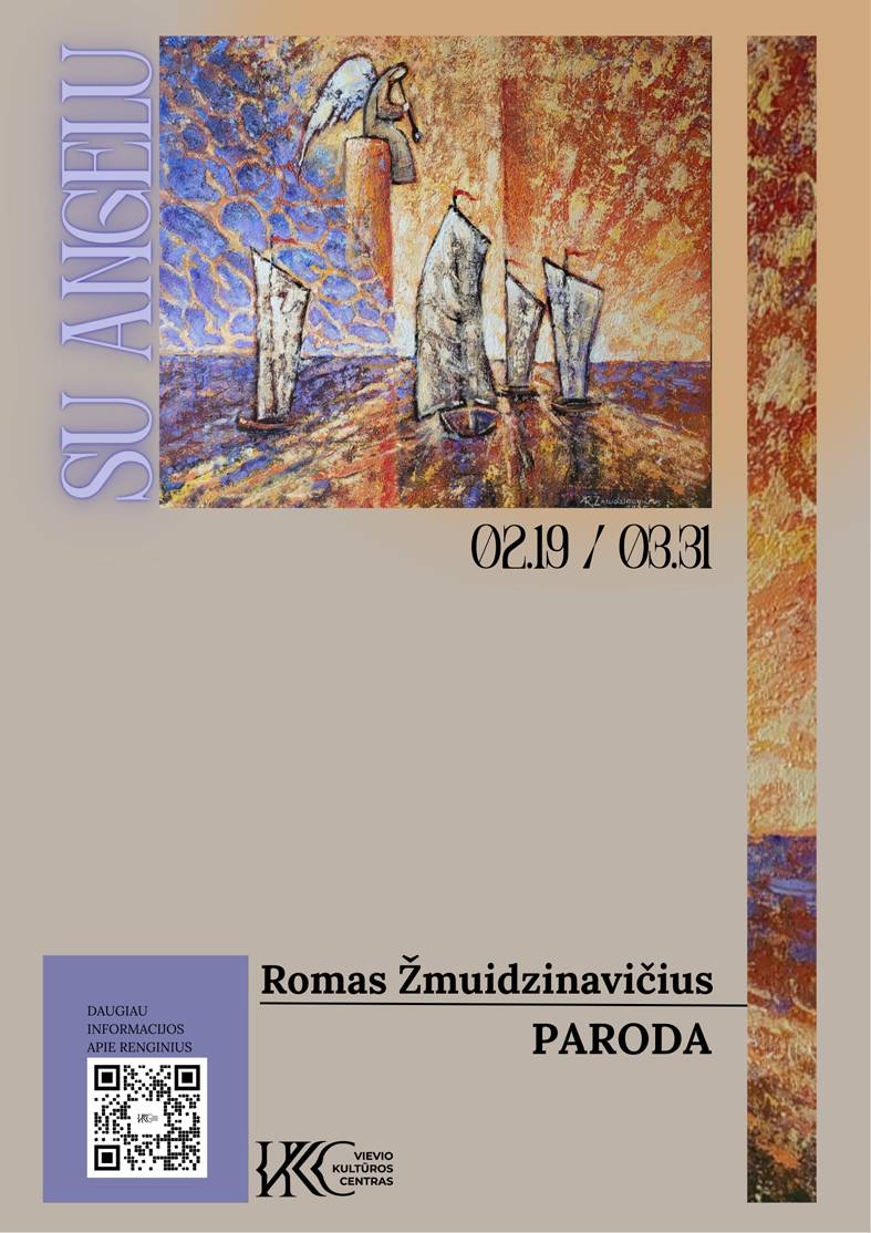 Romo Žmuidzinavičiaus paroda Vievyje
