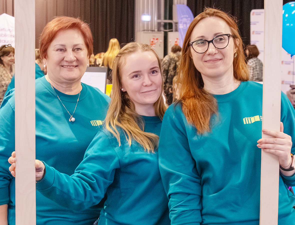 Elektrėnų savivaldybės bibliotekininkai Vilniaus knygų mugėje