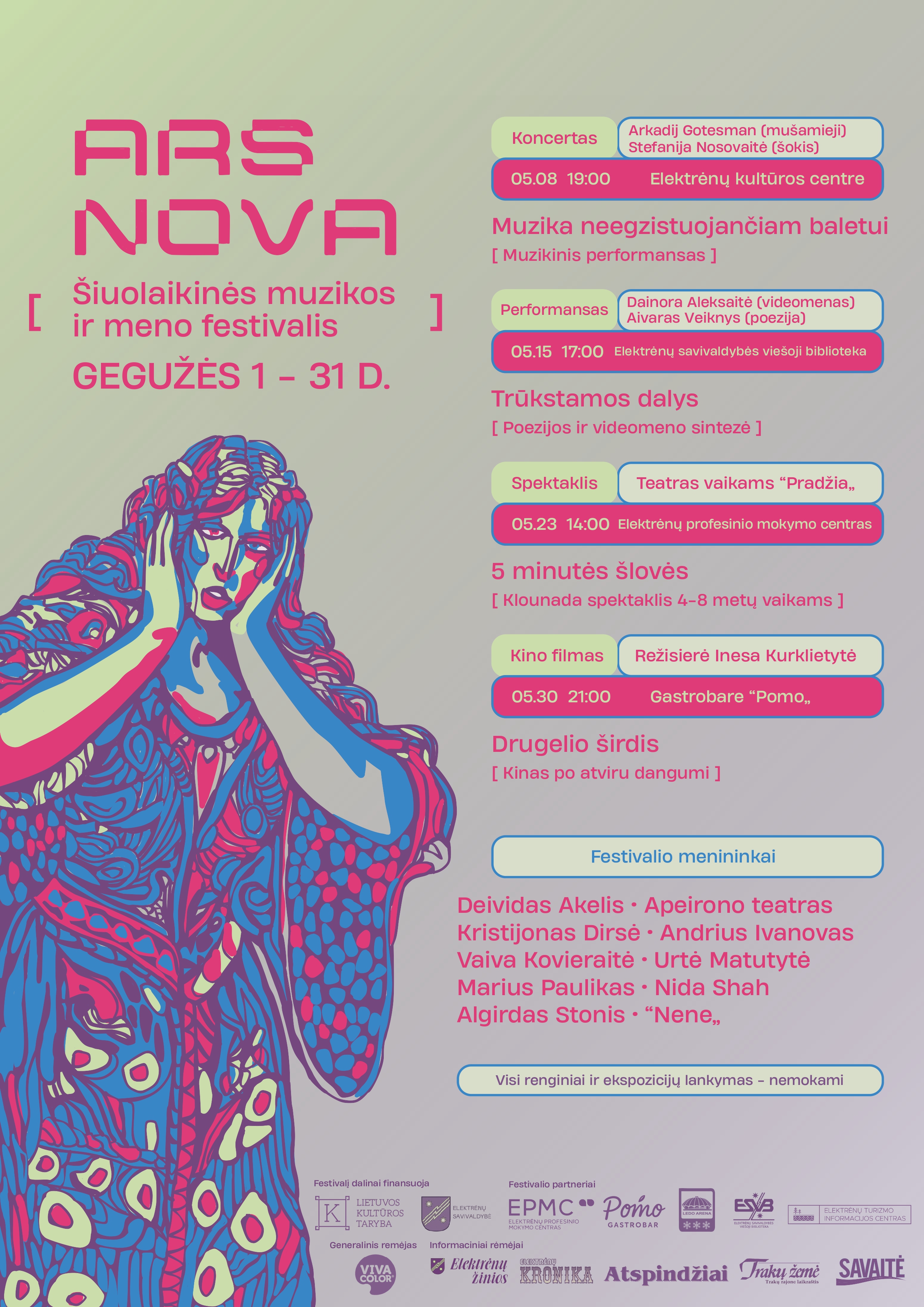 Festivalis ARS NOVA gegužės 1-31 d.