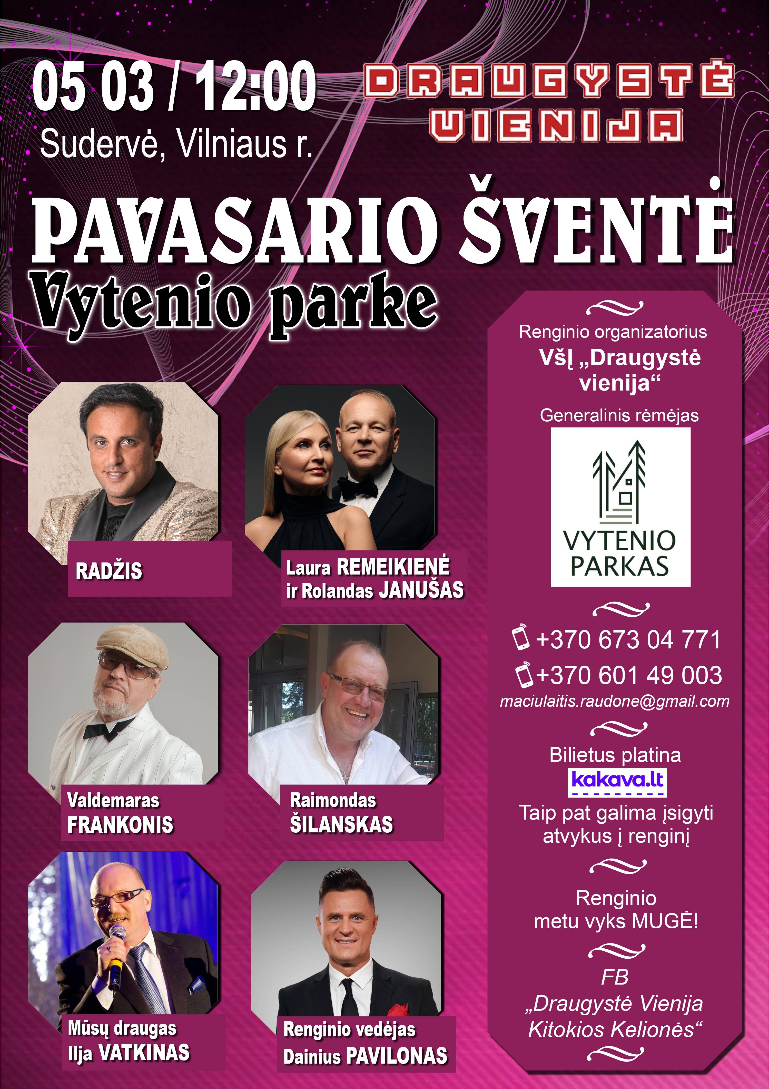 Pavasario šventė Vytenio parke