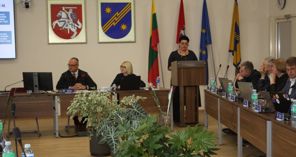 Darbų atspindys ataskaitose