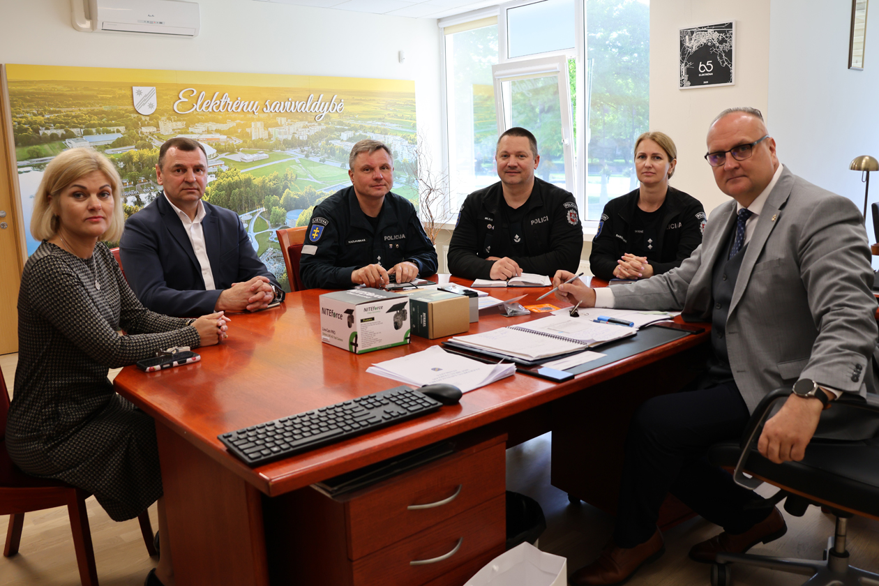 Susitikime aptarta gyventojų saugumo situacija