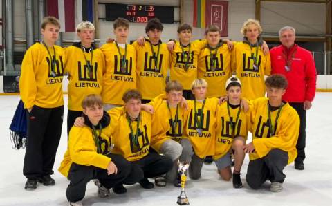 Elektrėnų U-16 ledo ritulio komanda – „Daugavpils Cup 2026“ bronzos laimėtoja!